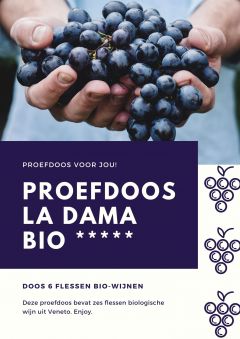 Proefdoos 'Biologische wijnen' La Dama 6 flessen
