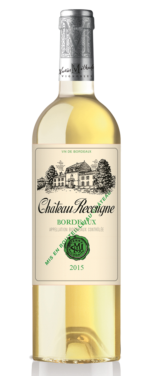 voorkant Vooravond Astrolabium Château Recougne Bordeaux Blanc | wijn van Sterwijnenthuis.nl