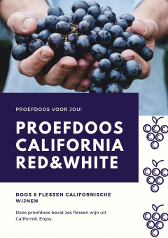 Proefdoos  'California' Red & White