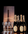 Champagne Koechlin Geschenkdoos met 6 Flûtes & 6 Bouteilles de Champagne Koechlin Prestige Brut